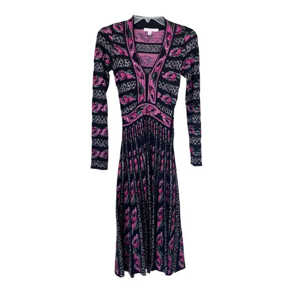 Anthropologie Cecilia Prado Emi Midi Floral Sweater Dress XS - Picture 5 of 15